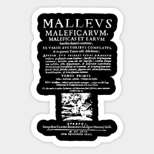 malleus maleficarum Sticker